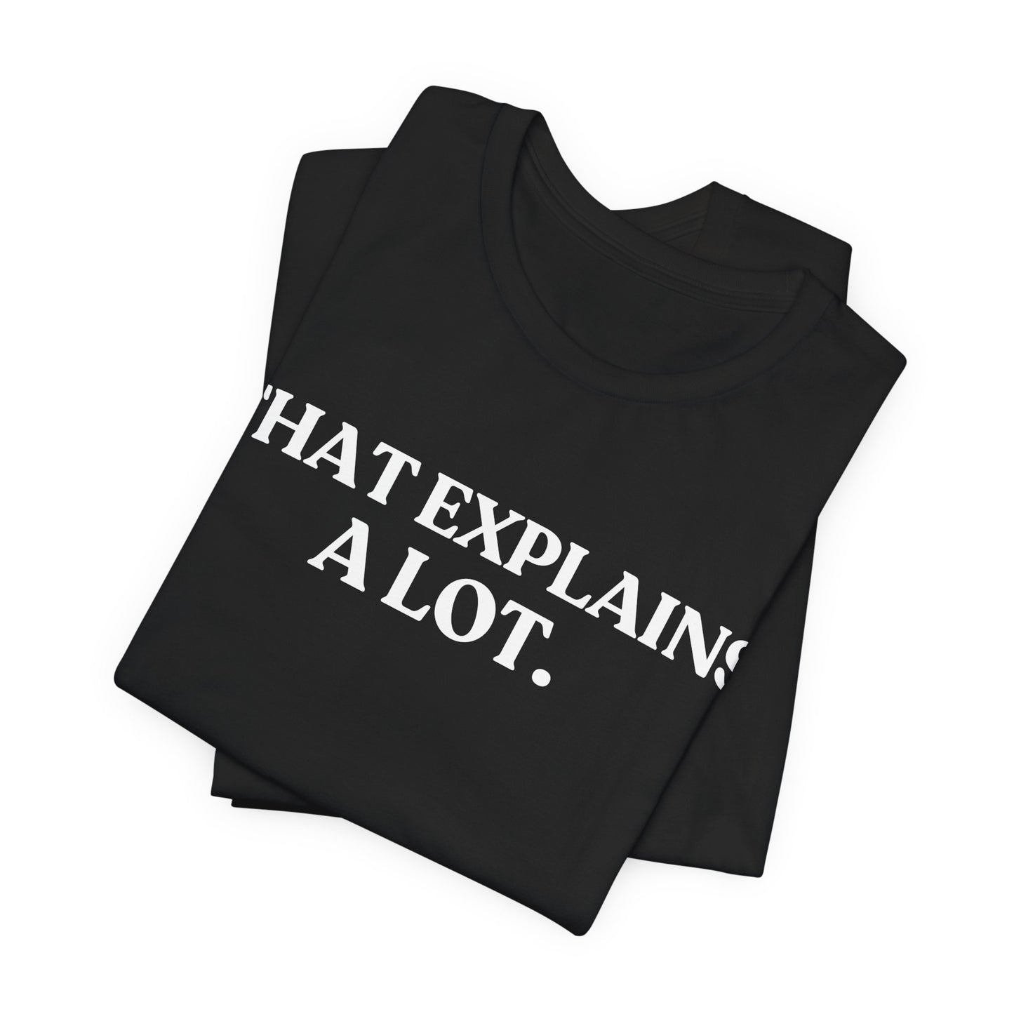 That Explains A Lot — Quiet Judgment Tee