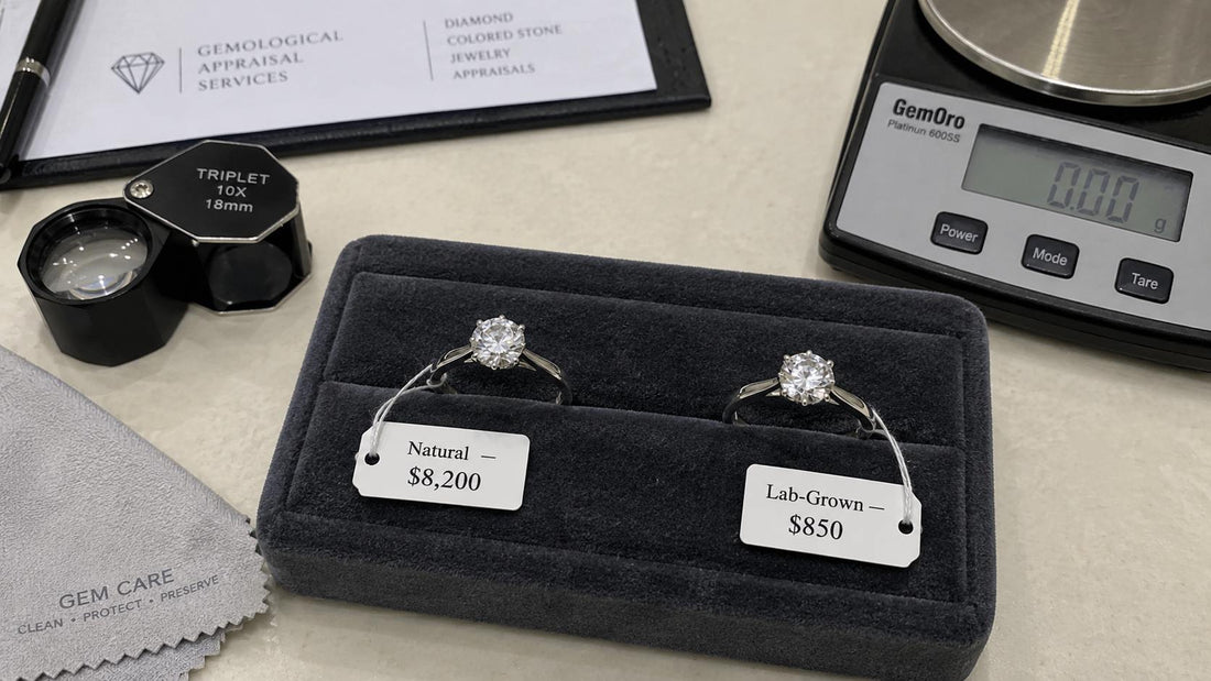 Lab-grown diamonds pulling back the curtain on the traditional diamond industry.