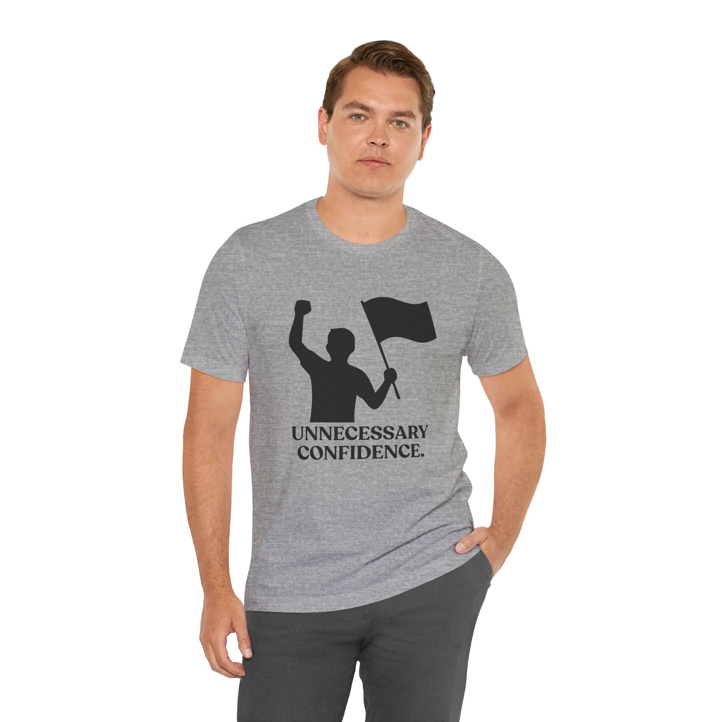 Unnecessary Confidence — Sarcastic Football Tee