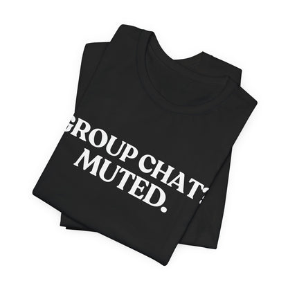 Allergic To Group Chats — Introvert T-Shirt