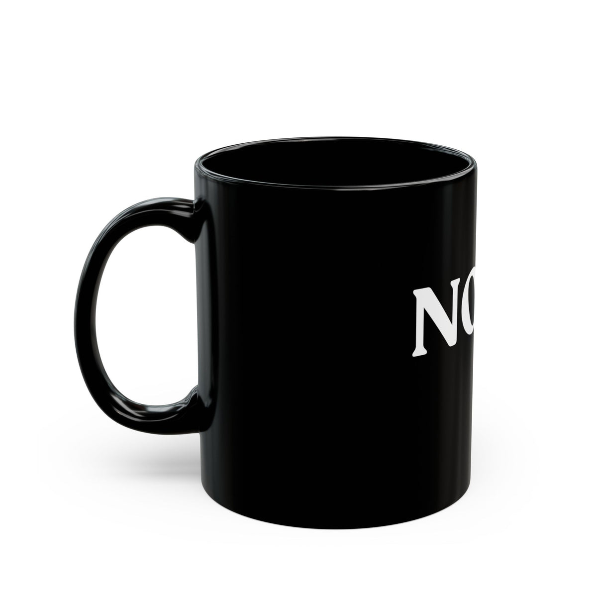 Nope — Black Ceramic Mug (11oz / 325ml)