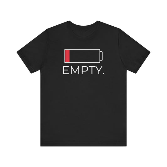 Social Battery: Empty — Burnout Tee