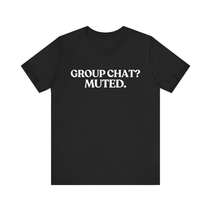 Allergic To Group Chats — Introvert T-Shirt