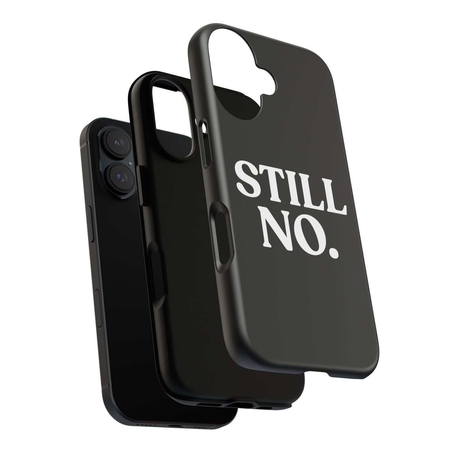 Still No — Tough Case Black (iPhone)
