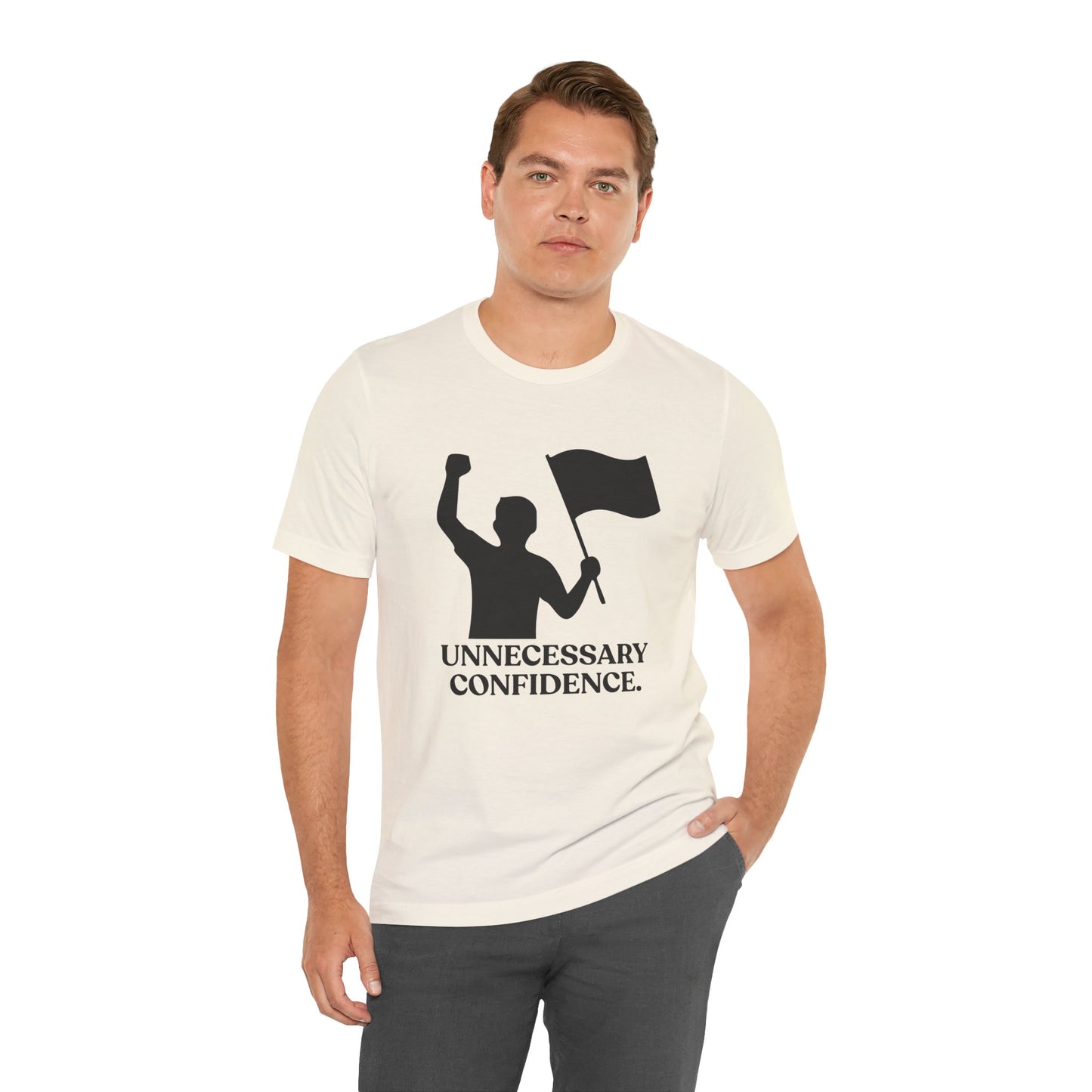 Unnecessary Confidence — Sarcastic Football Tee