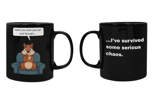 Been Through a Lot — Black Ceramic Mug (11oz)
