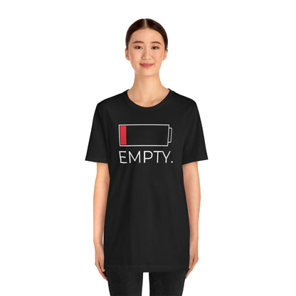 Social Battery: Empty — Burnout Tee