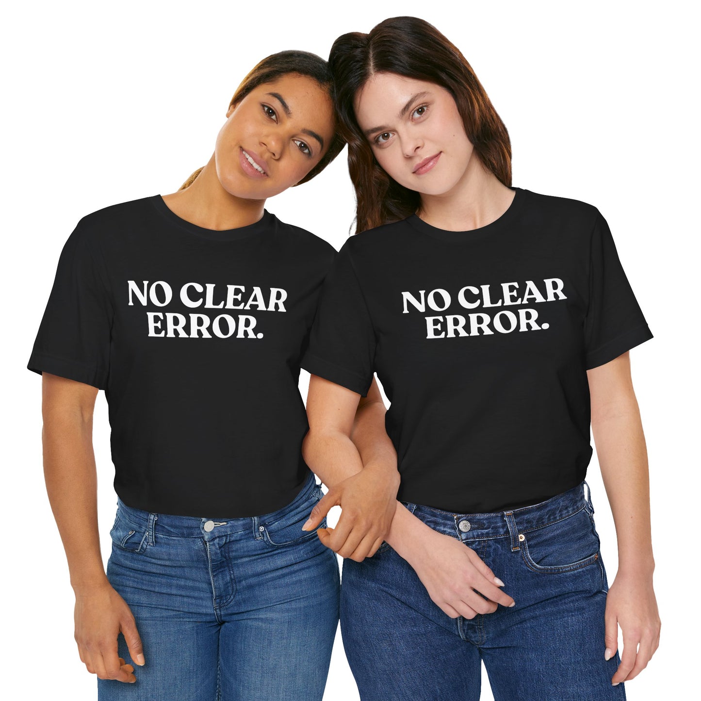 No Clear Error — Dark Humour Tee