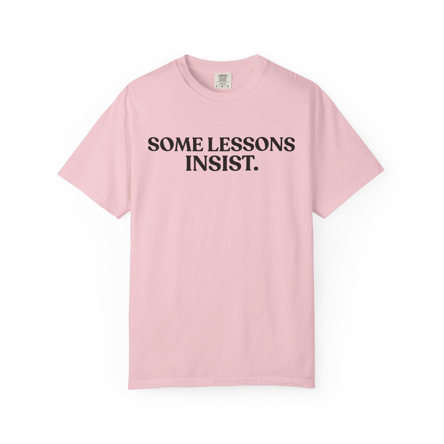 Some Lessons Insist — Reflective Minimal Tee