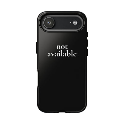 Not Available — Tough Case (iPhone)