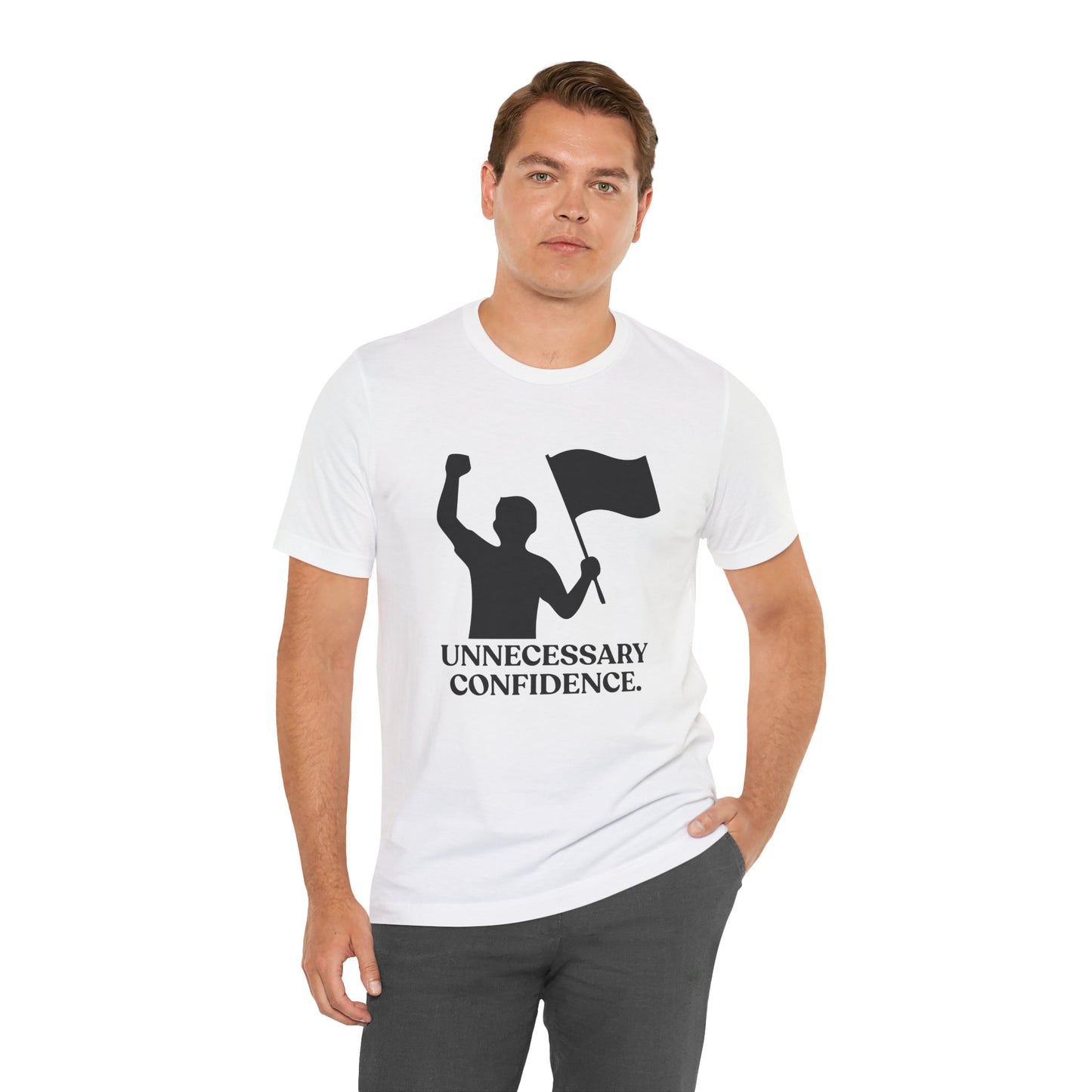 Unnecessary Confidence — Sarcastic Football Tee
