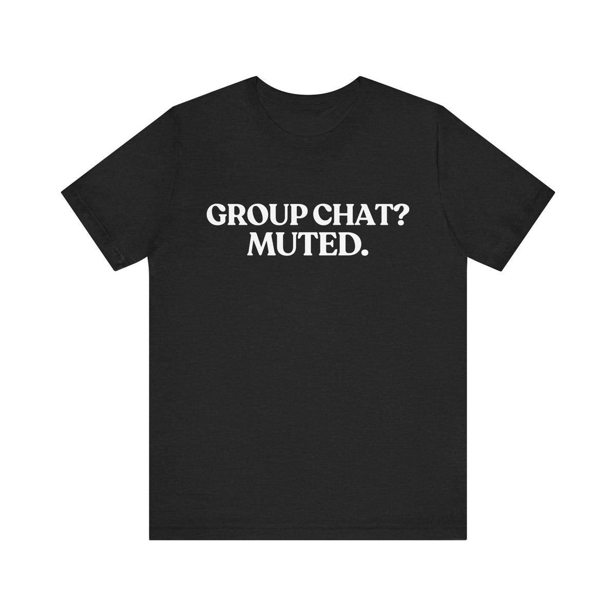 Allergic To Group Chats — Introvert T-Shirt