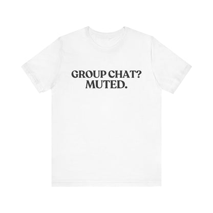 Allergic To Group Chats — Introvert T-Shirt