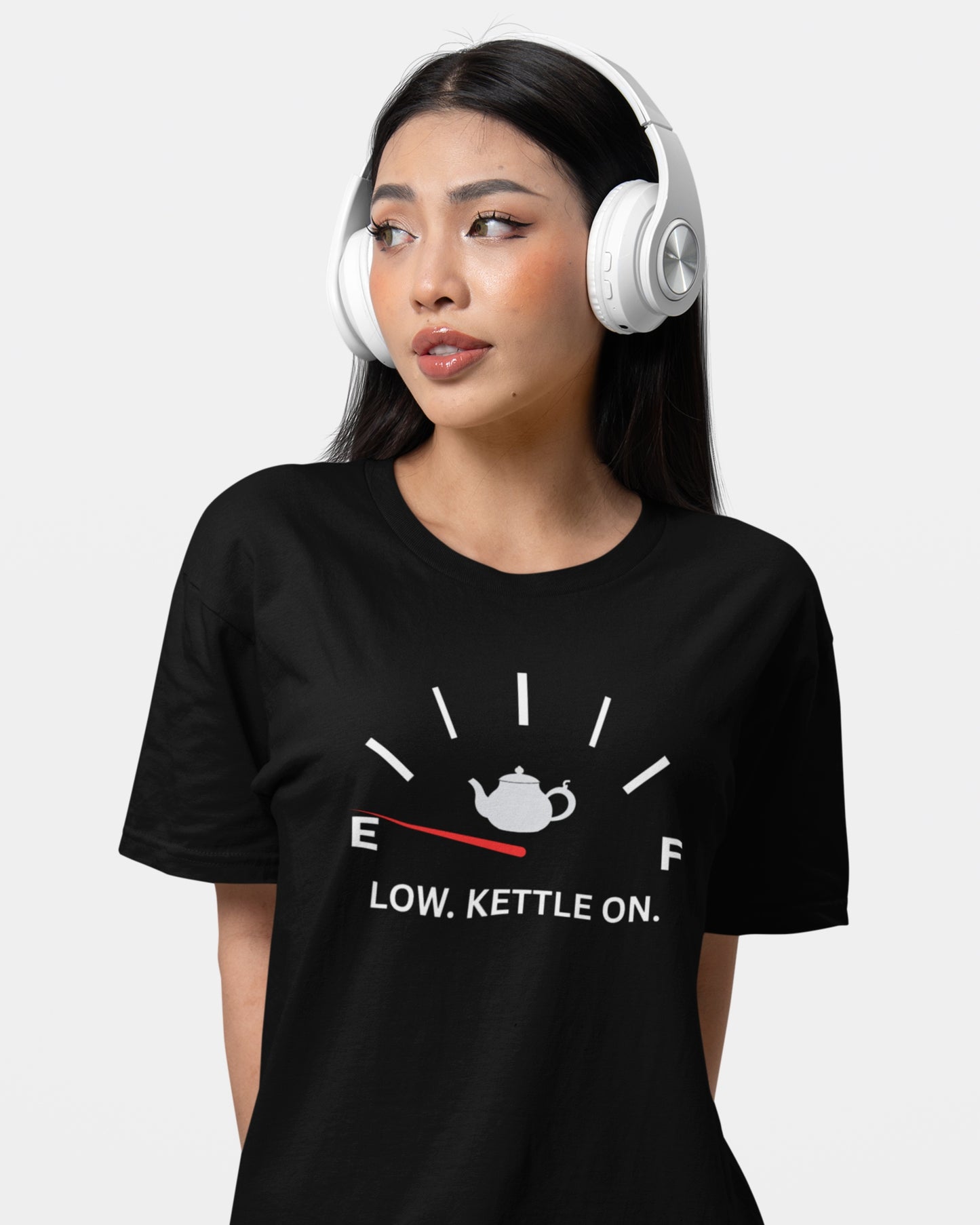 Tank Low. Kettle On — Low Energy Tee
