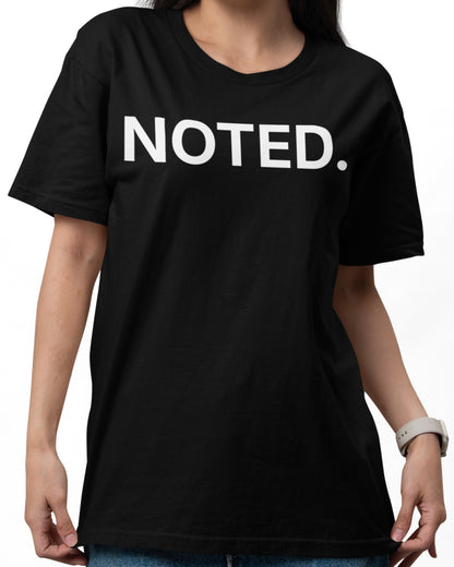 Noted — Minimal Sarcasm Tee